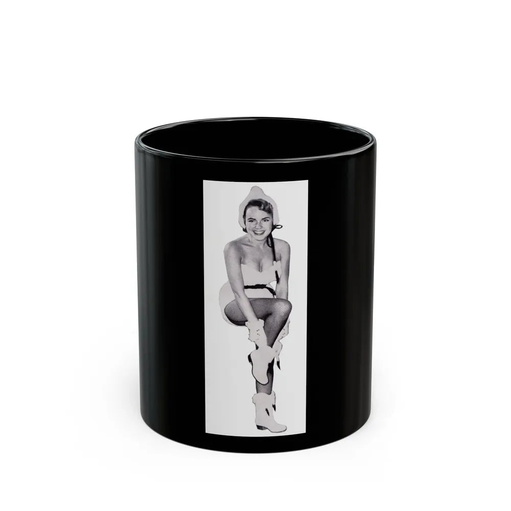 Terry Moore #731 (Vintage Female Icon) Black Coffee Mug-11oz-Go Mug Yourself
