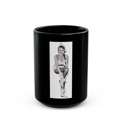 Terry Moore #731 (Vintage Female Icon) Black Coffee Mug 15oz - Go Mug Yourself