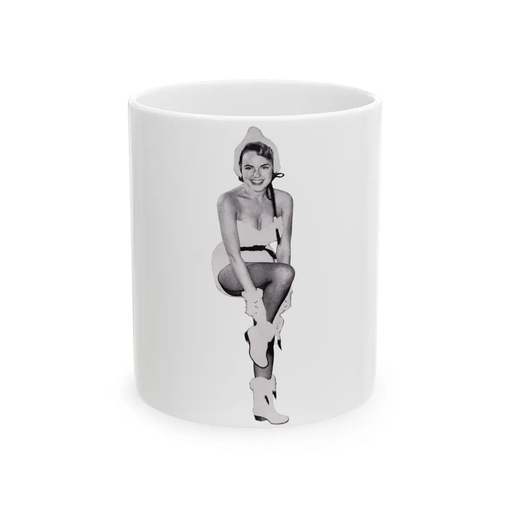 Terry Moore #731 (Vintage Female Icon) White Coffee Mug-11oz-Go Mug Yourself