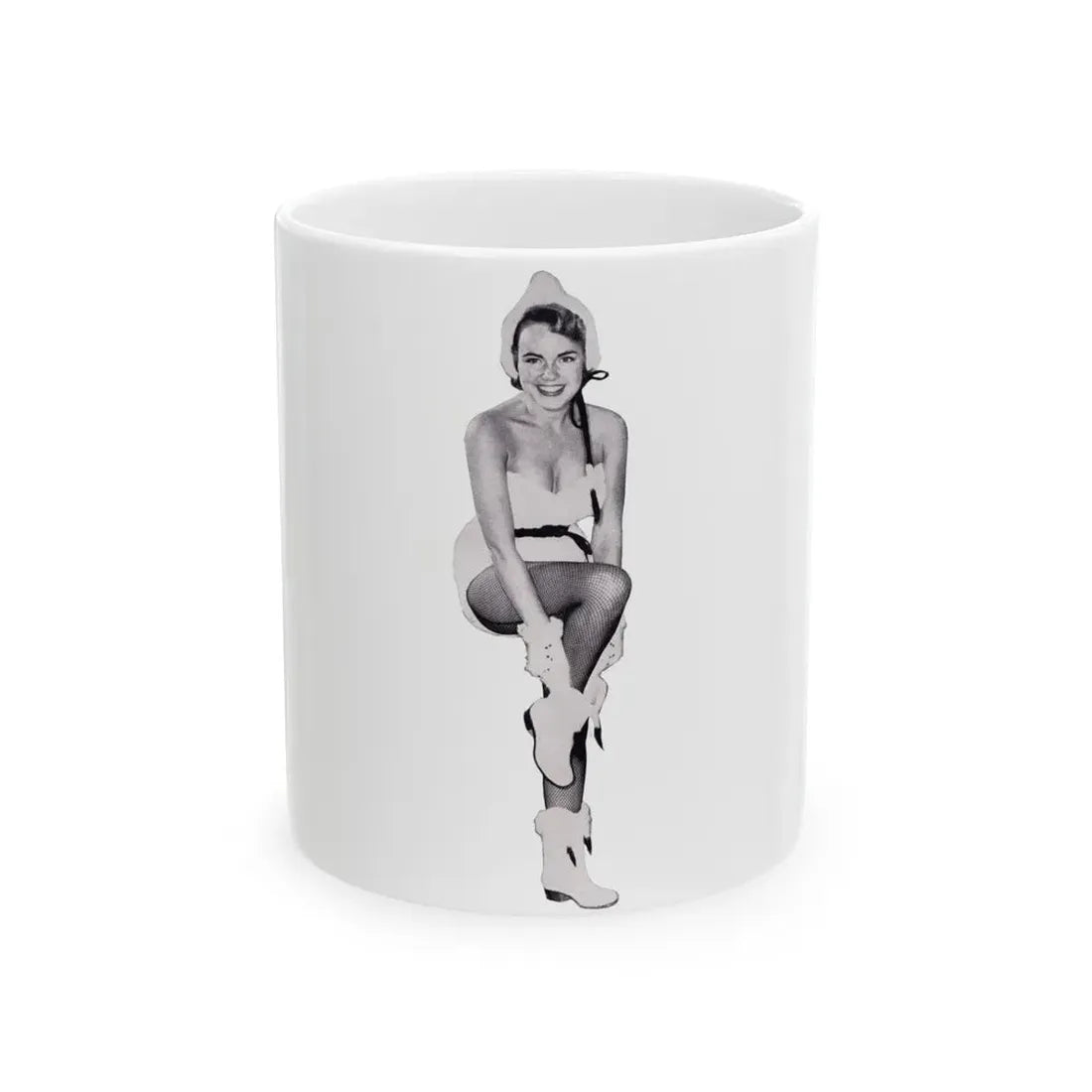Terry Moore #731 (Vintage Female Icon) White Coffee Mug 11oz - Go Mug Yourself
