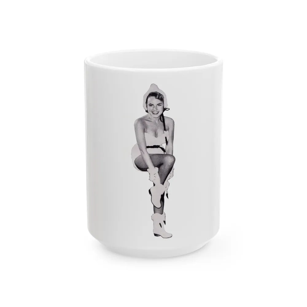 Terry Moore #731 (Vintage Female Icon) White Coffee Mug-15oz-Go Mug Yourself