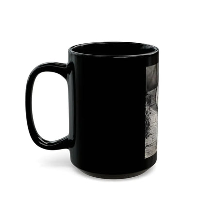 Terry Moore #732 - 8x10 1953 B&W Two Piece Full Body Swimsuit Barefoot Cheesecake Photo from 20th Century Fox Photo Shoot (Vintage Female Icon) Black Coffee Mug - Go Mug Yourself