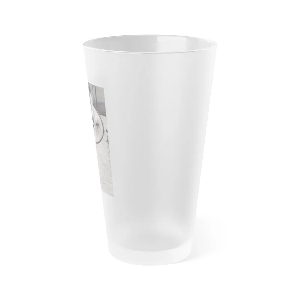 Terry Moore #732 - 8x10 1953 B&W Two Piece Full Body Swimsuit Barefoot Cheesecake Photo from 20th Century Fox Photo Shoot (Vintage Female Icon) Frosted Pint Glass 16oz-Go Mug Yourself