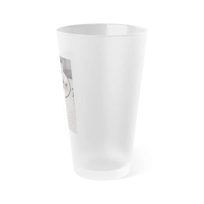 Terry Moore #732 - 8x10 1953 B&W Two Piece Full Body Swimsuit Barefoot Cheesecake Photo from 20th Century Fox Photo Shoot (Vintage Female Icon) Frosted Pint Glass 16oz-Go Mug Yourself