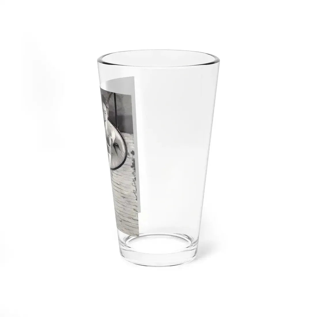 Terry Moore #732 - 8x10 1953 B&W Two Piece Full Body Swimsuit Barefoot Cheesecake Photo from 20th Century Fox Photo Shoot (Vintage Female Icon) Pint Glass 16oz - Go Mug Yourself