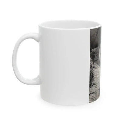 Terry Moore #732 - 8x10 1953 B&W Two Piece Full Body Swimsuit Barefoot Cheesecake Photo from 20th Century Fox Photo Shoot (Vintage Female Icon) White Coffee Mug - Go Mug Yourself