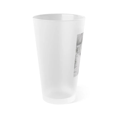 Terry Moore #732 - 8x10 1953 B&W Two Piece Full Body Swimsuit Barefoot Cheesecake Photo from 20th Century Fox Photo Shoot1 (Vintage Female Icon) Frosted Pint Glass 16oz-Go Mug Yourself
