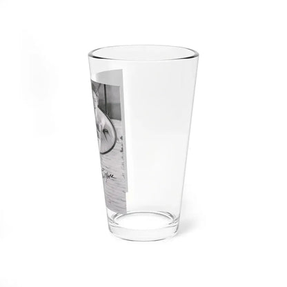 Terry Moore #732 - 8x10 1953 B&W Two Piece Full Body Swimsuit Barefoot Cheesecake Photo from 20th Century Fox Photo Shoot1 (Vintage Female Icon) Pint Glass 16oz - Go Mug Yourself