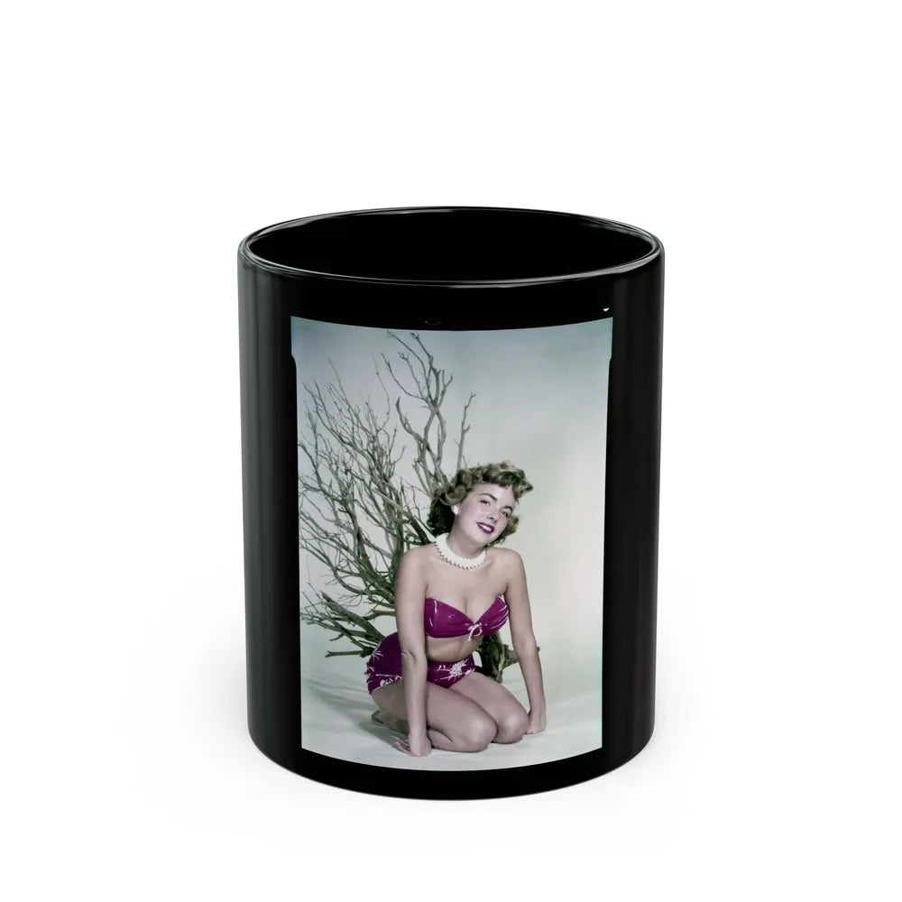 Terry Moore #733 (Vintage Female Icon) Black Coffee Mug-11oz-Go Mug Yourself