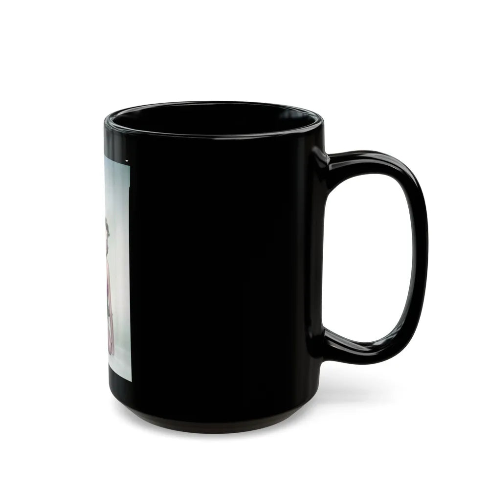 Terry Moore #733 (Vintage Female Icon) Black Coffee Mug-Go Mug Yourself