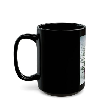 Terry Moore #733 (Vintage Female Icon) Black Coffee Mug-Go Mug Yourself