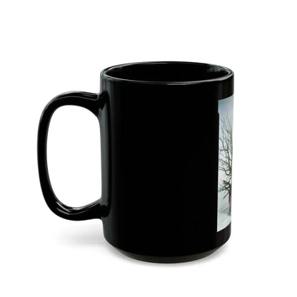 Terry Moore #733 (Vintage Female Icon) Black Coffee Mug - Go Mug Yourself