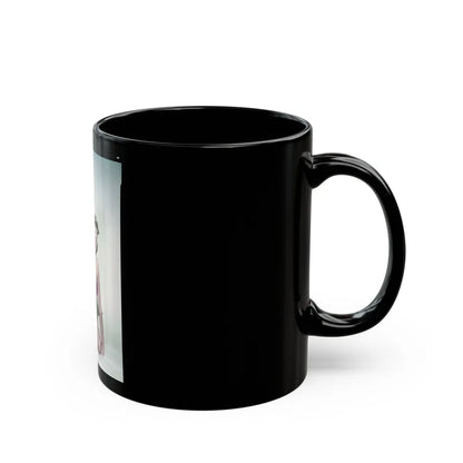Terry Moore #733 (Vintage Female Icon) Black Coffee Mug-Go Mug Yourself
