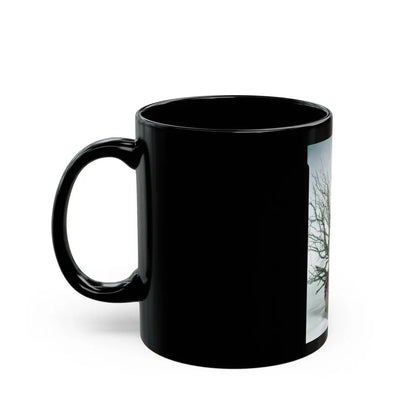 Terry Moore #733 (Vintage Female Icon) Black Coffee Mug - Go Mug Yourself
