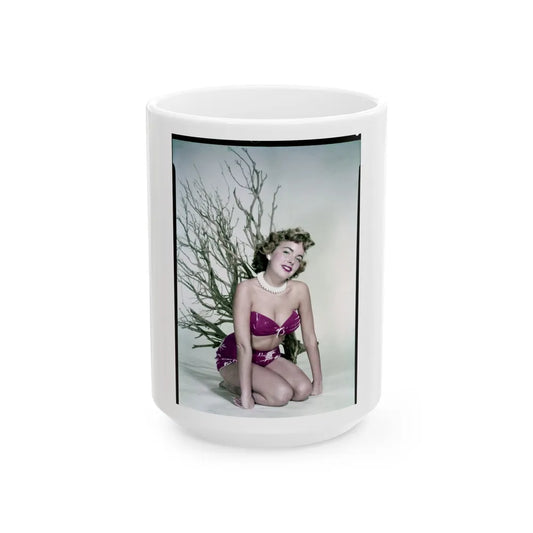 Terry Moore #733 (Vintage Female Icon) White Coffee Mug-15oz-Go Mug Yourself