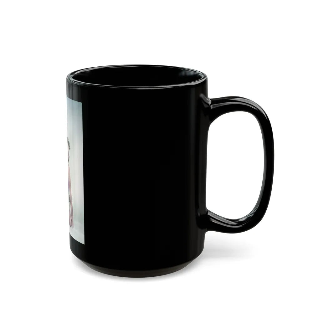 Terry Moore #7331 (Vintage Female Icon) Black Coffee Mug-Go Mug Yourself