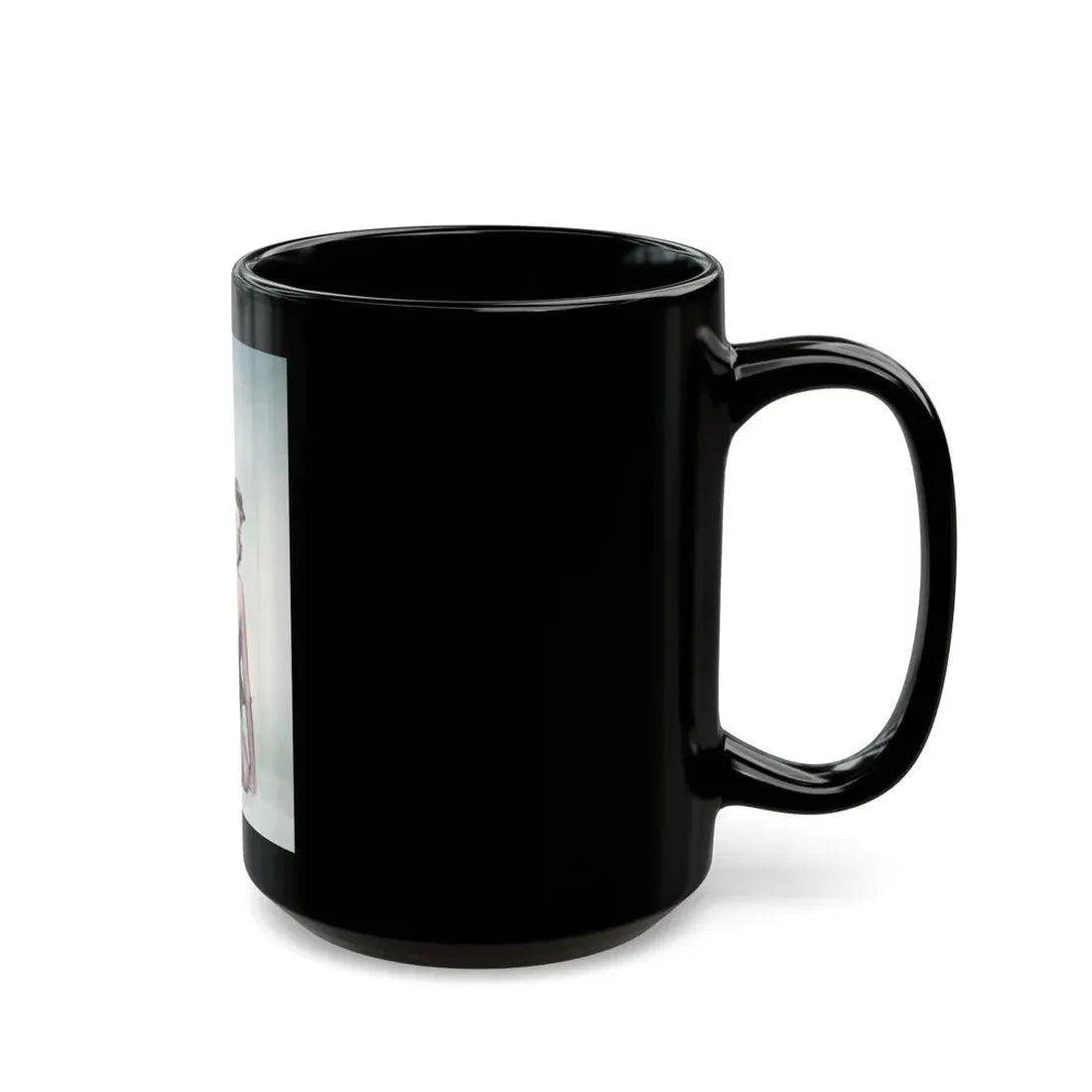 Terry Moore #7331 (Vintage Female Icon) Black Coffee Mug - Go Mug Yourself