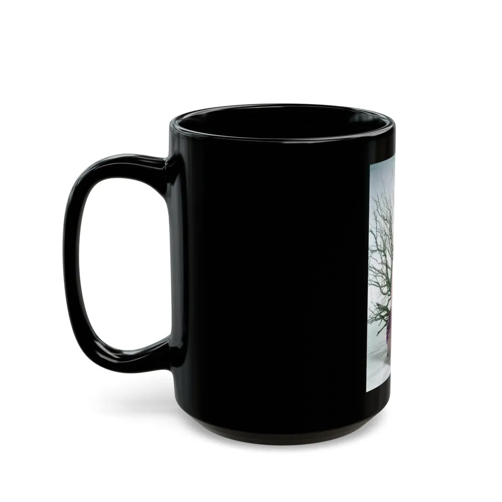 Terry Moore #7331 (Vintage Female Icon) Black Coffee Mug-Go Mug Yourself