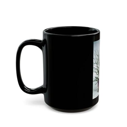 Terry Moore #7331 (Vintage Female Icon) Black Coffee Mug-Go Mug Yourself
