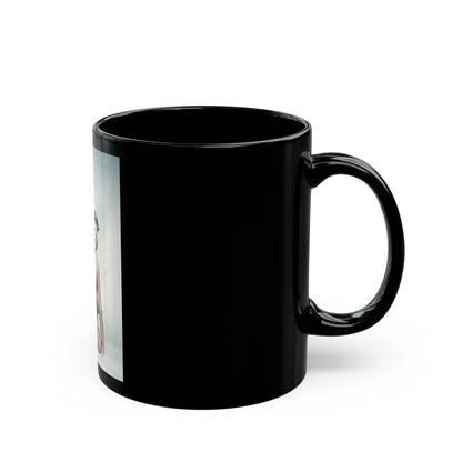Terry Moore #7331 (Vintage Female Icon) Black Coffee Mug-Go Mug Yourself