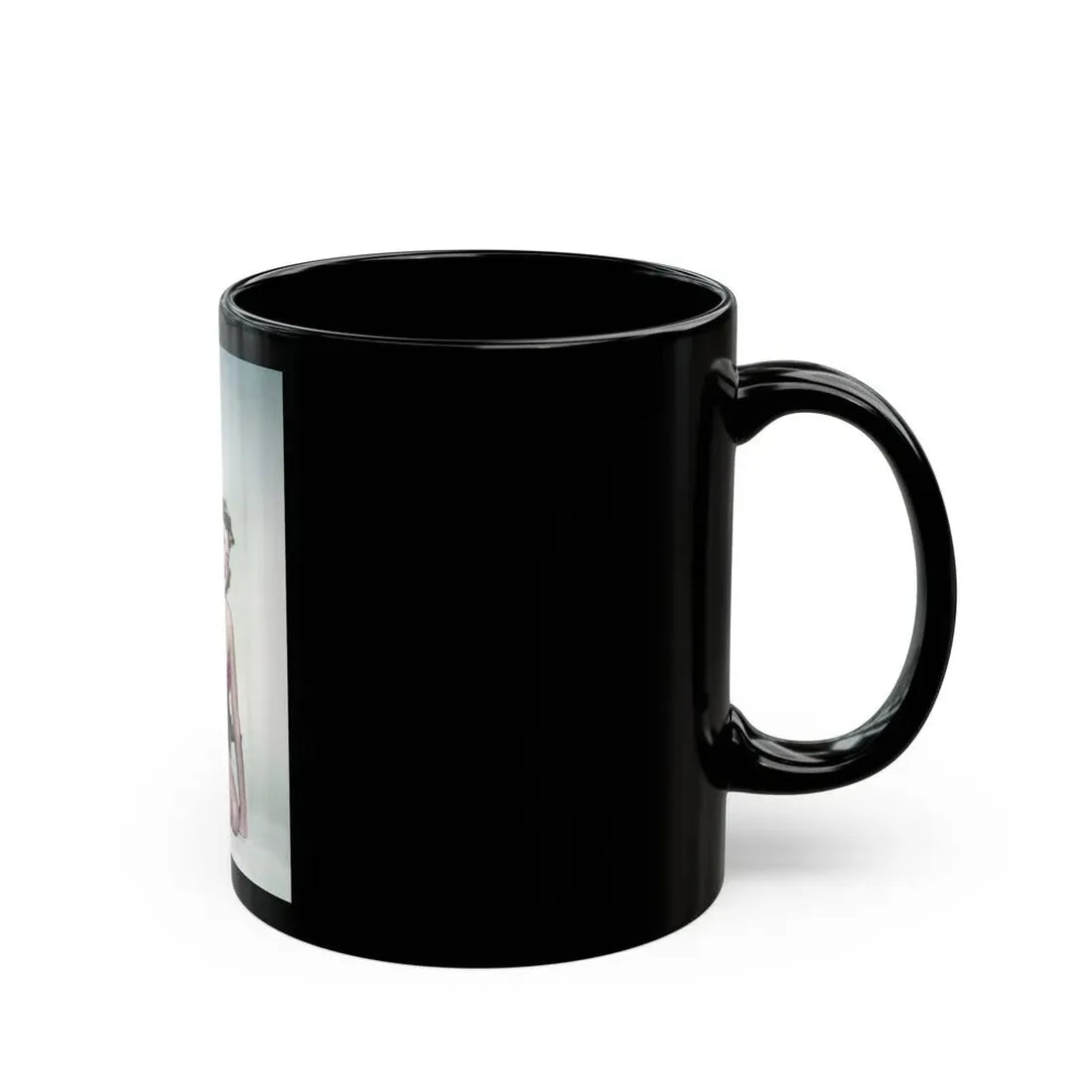 Terry Moore #7331 (Vintage Female Icon) Black Coffee Mug - Go Mug Yourself