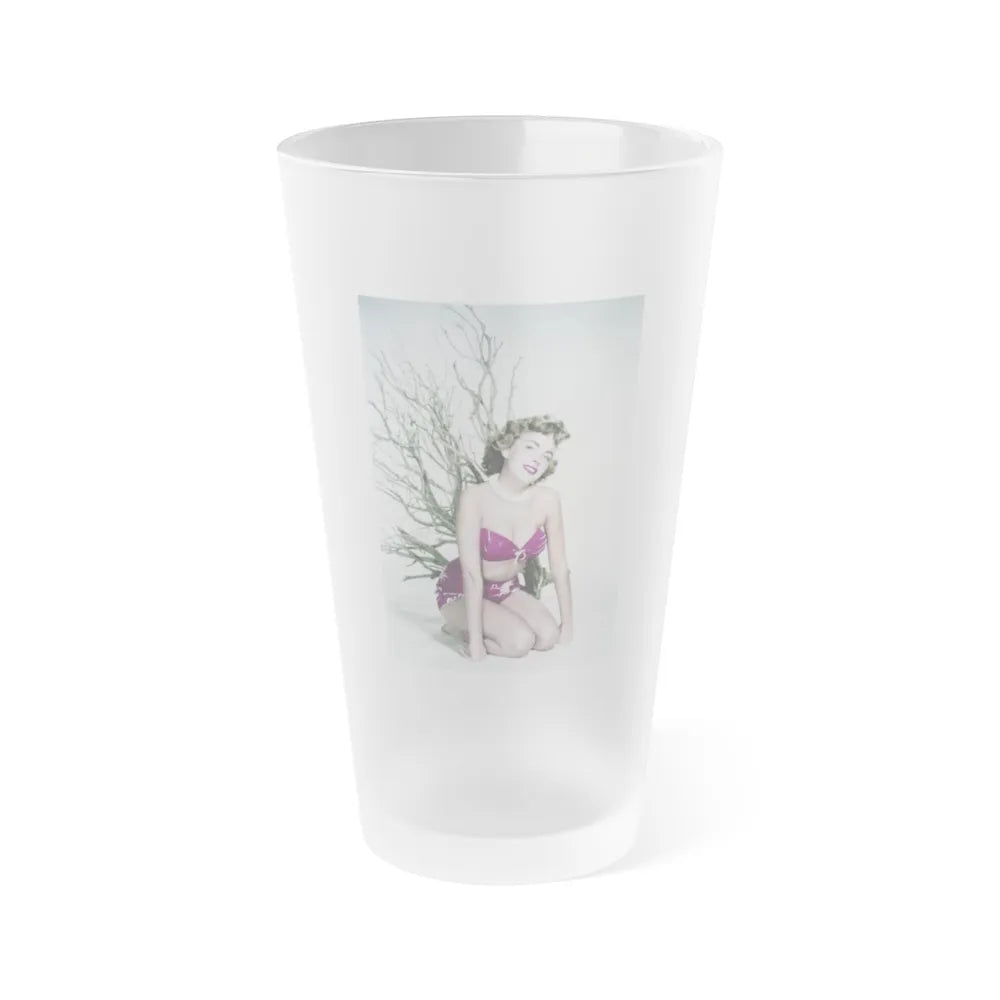 Terry Moore #7331 (Vintage Female Icon) Frosted Pint Glass 16oz-16oz-Frosted-Go Mug Yourself