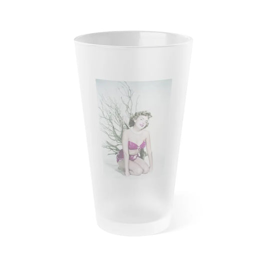 Terry Moore #7331 (Vintage Female Icon) Frosted Pint Glass 16oz-16oz-Frosted-Go Mug Yourself