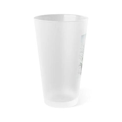 Terry Moore #7331 (Vintage Female Icon) Frosted Pint Glass 16oz-Go Mug Yourself