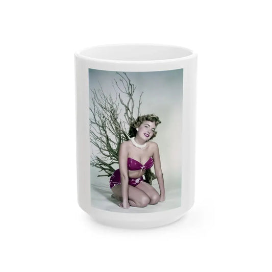 Terry Moore #7331 (Vintage Female Icon) White Coffee Mug 15oz - Go Mug Yourself