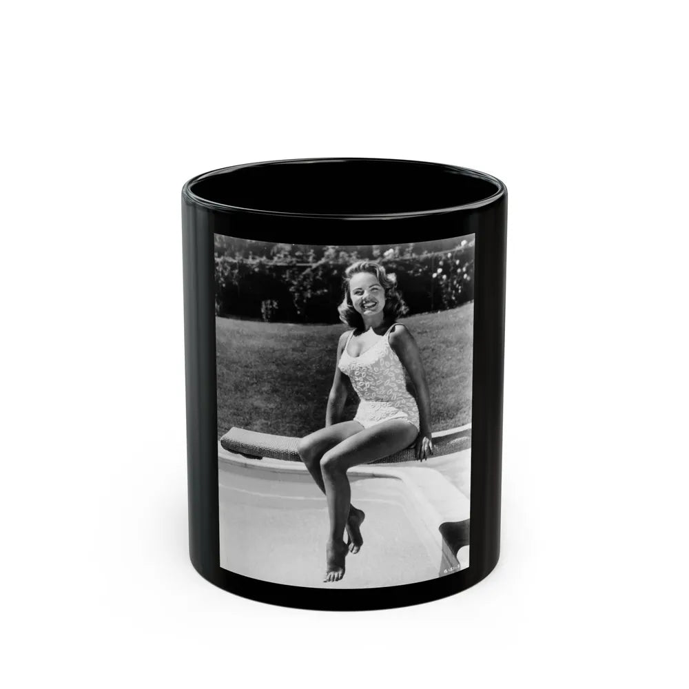 Terry Moore #738 (Vintage Female Icon) Black Coffee Mug-11oz-Go Mug Yourself