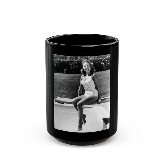 Terry Moore #738 (Vintage Female Icon) Black Coffee Mug-15oz-Go Mug Yourself