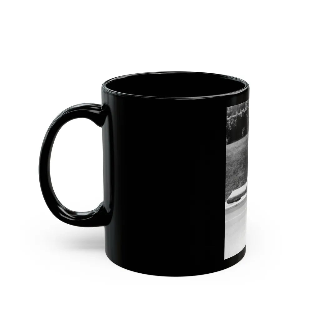Terry Moore #738 (Vintage Female Icon) Black Coffee Mug-Go Mug Yourself