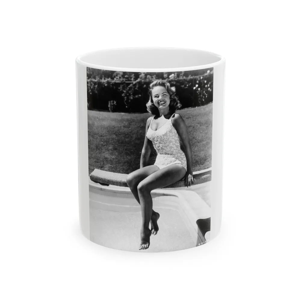 Terry Moore #738 (Vintage Female Icon) White Coffee Mug-11oz-Go Mug Yourself