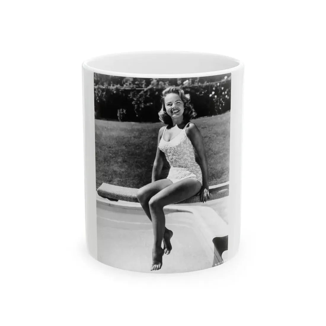 Terry Moore #738 (Vintage Female Icon) White Coffee Mug 11oz - Go Mug Yourself