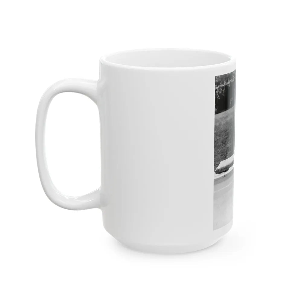 Terry Moore #738 (Vintage Female Icon) White Coffee Mug-Go Mug Yourself