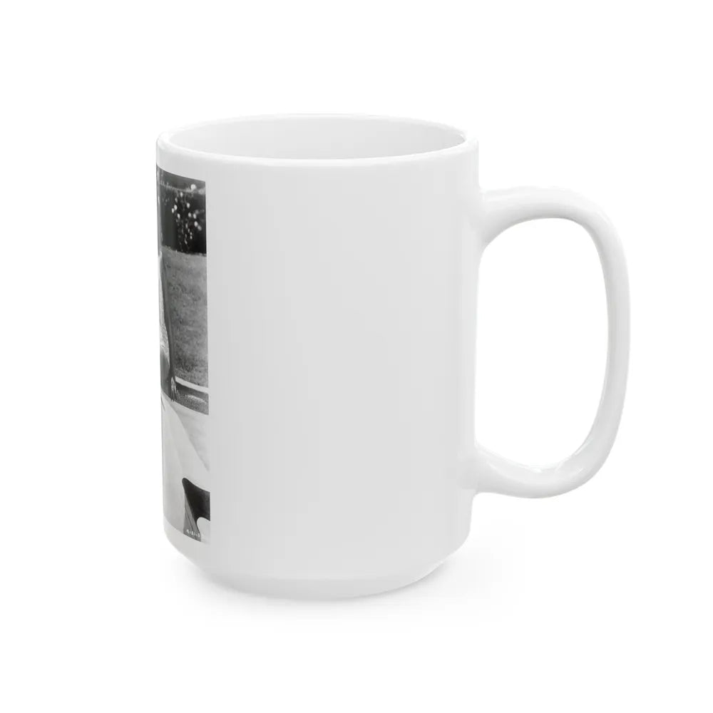 Terry Moore #738 (Vintage Female Icon) White Coffee Mug-Go Mug Yourself