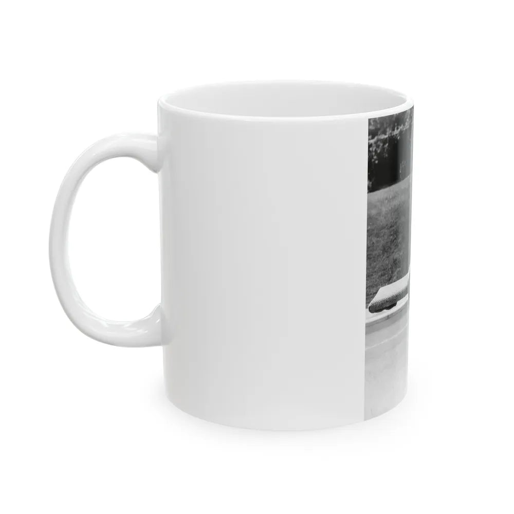 Terry Moore #738 (Vintage Female Icon) White Coffee Mug-Go Mug Yourself
