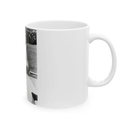 Terry Moore #738 (Vintage Female Icon) White Coffee Mug-Go Mug Yourself