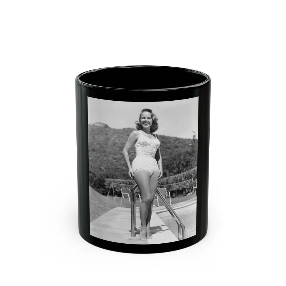 Terry Moore #739 (Vintage Female Icon) Black Coffee Mug-11oz-Go Mug Yourself