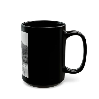 Terry Moore #739 (Vintage Female Icon) Black Coffee Mug - Go Mug Yourself