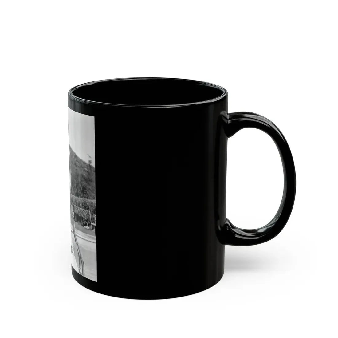 Terry Moore #739 (Vintage Female Icon) Black Coffee Mug - Go Mug Yourself