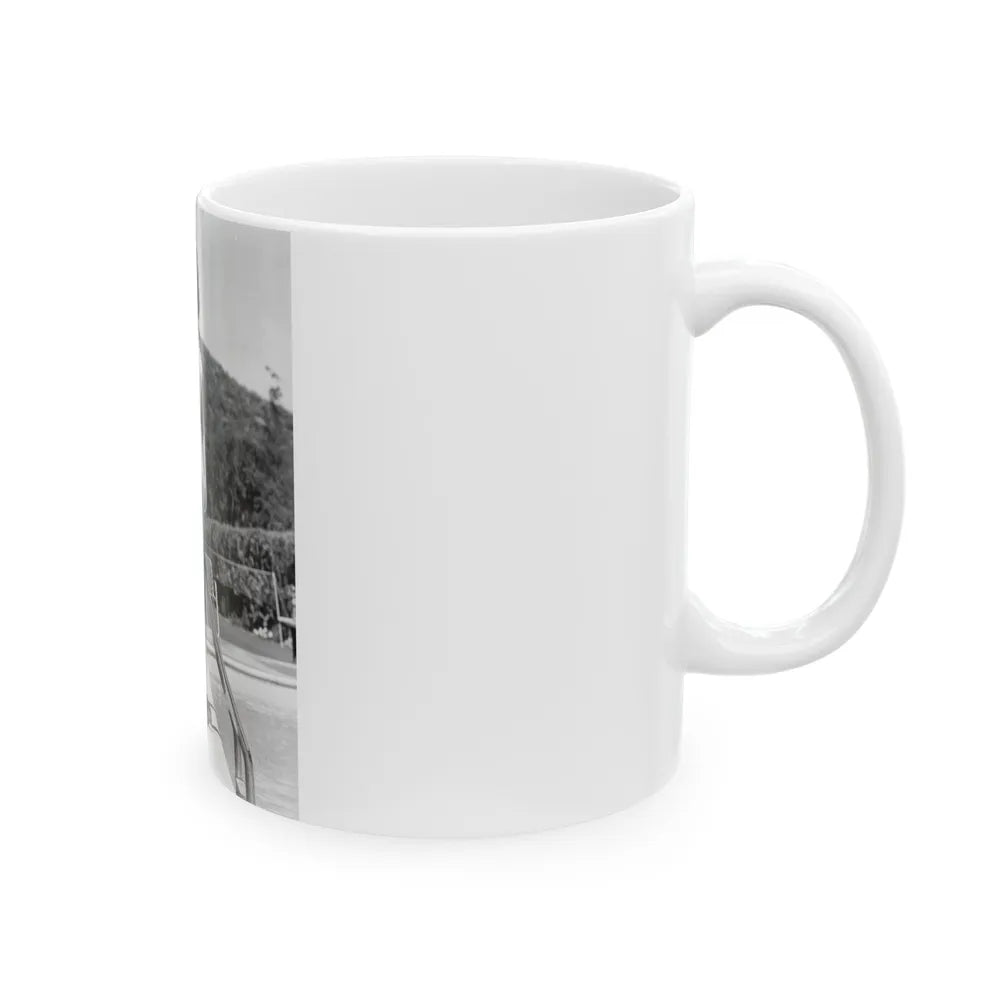 Terry Moore #739 (Vintage Female Icon) White Coffee Mug-Go Mug Yourself