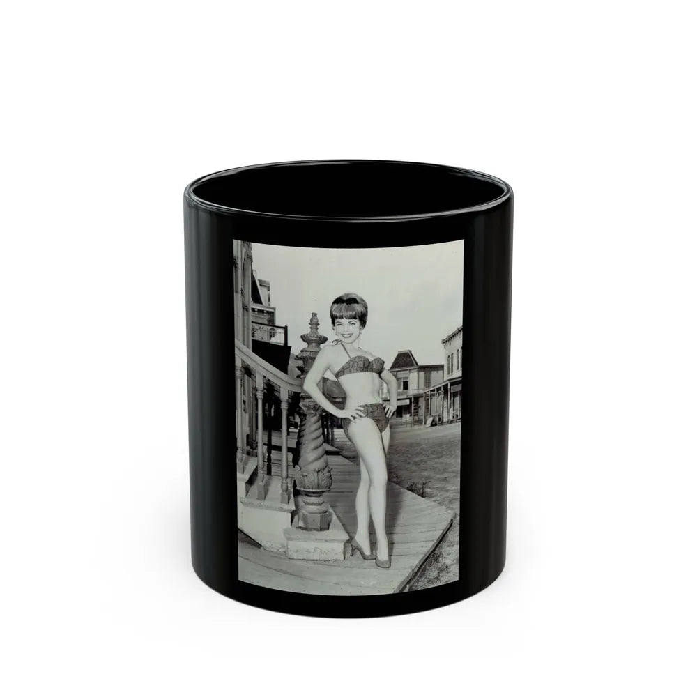 Terry Moore #740 (Vintage Female Icon) Black Coffee Mug-11oz-Go Mug Yourself