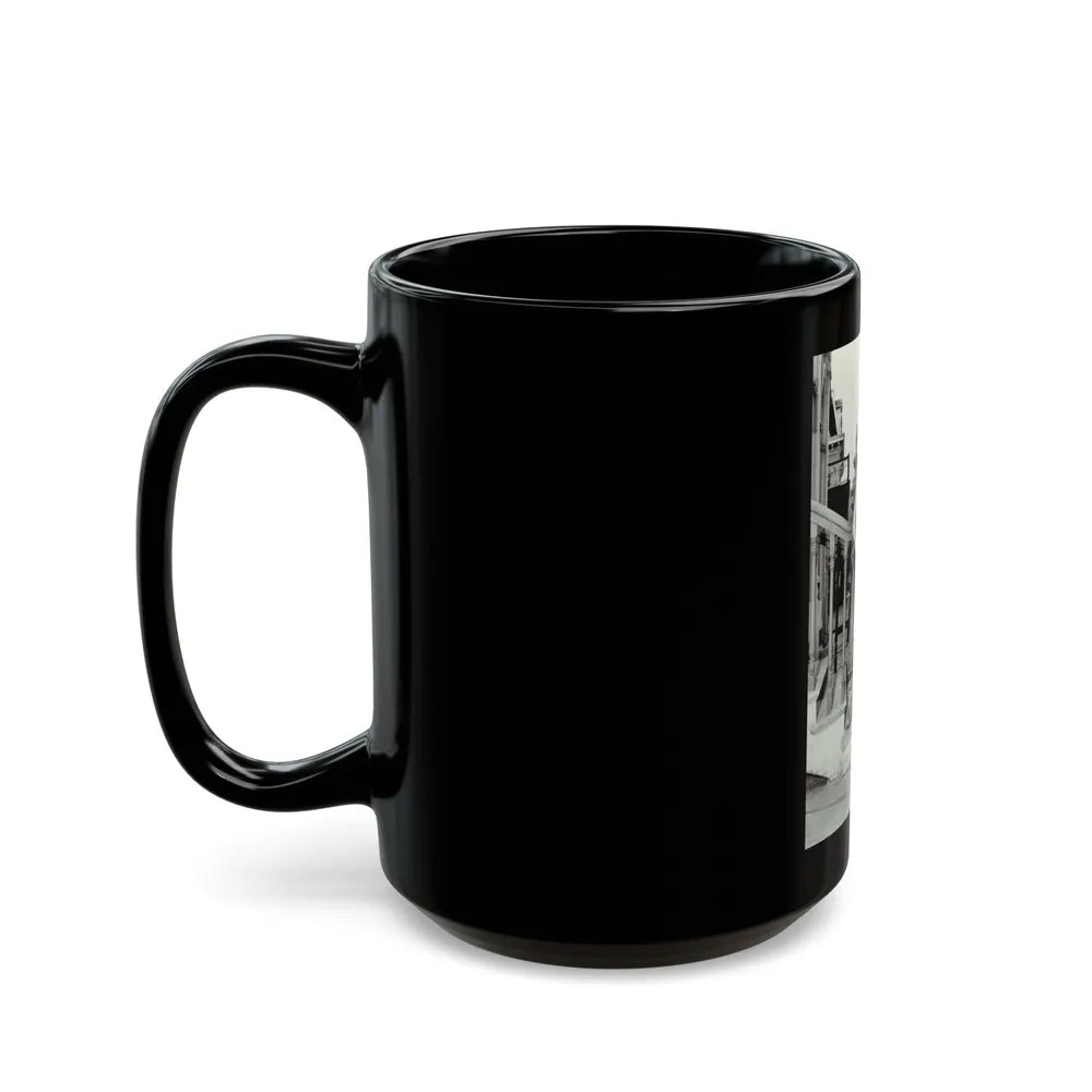 Terry Moore #740 (Vintage Female Icon) Black Coffee Mug-Go Mug Yourself