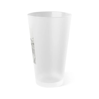 Terry Moore #740 (Vintage Female Icon) Frosted Pint Glass 16oz-Go Mug Yourself