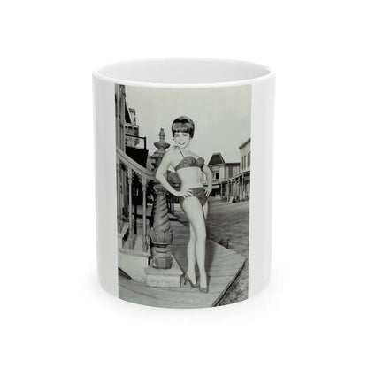 Terry Moore #740 (Vintage Female Icon) White Coffee Mug-11oz-Go Mug Yourself