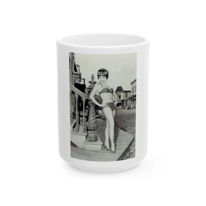 Terry Moore #740 (Vintage Female Icon) White Coffee Mug-15oz-Go Mug Yourself