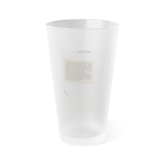 Terry Moore #7401 (Vintage Female Icon) Frosted Pint Glass 16oz-16oz-Frosted-Go Mug Yourself