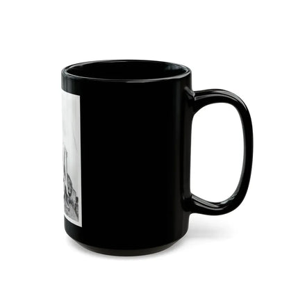 Terry Moore #744 - 8x10 B&W Full Body 1-Piece Swimsuit Cheesecake Photo signed from 1954 (Vintage Female Icon) Black Coffee Mug - Go Mug Yourself