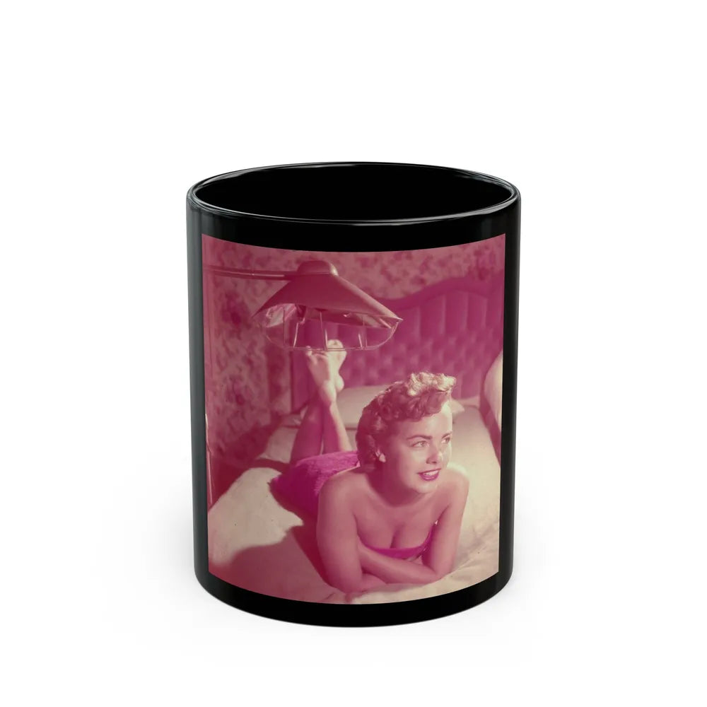 Terry Moore #746 (Vintage Female Icon) Black Coffee Mug-11oz-Go Mug Yourself